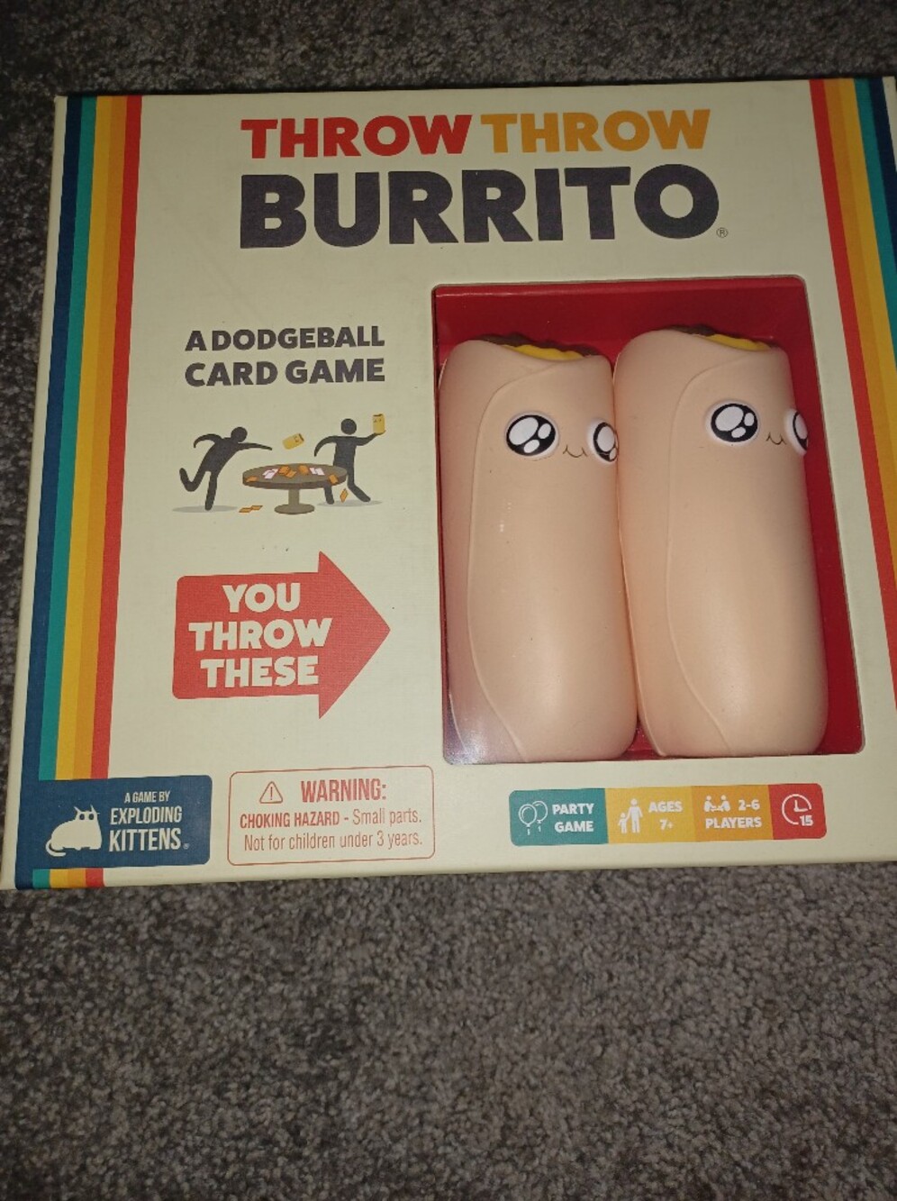 Throw Throw Burrito Dodgeball Card Game